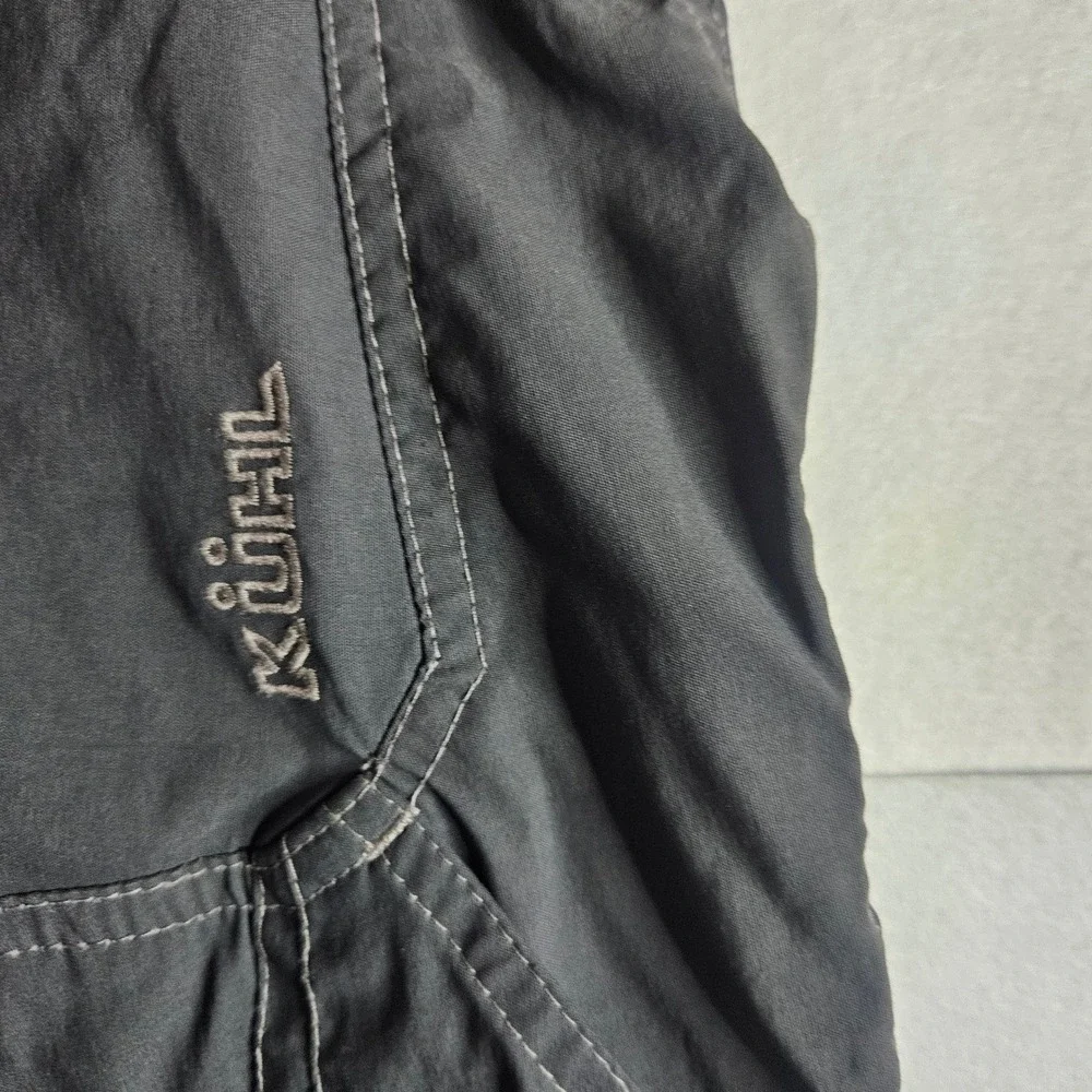 Kuhl Renegade Shorts Mens 38 Grey Charcoal Hiking Cargo Nylon Stretch Outdoor